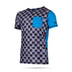 Mystic Stamp Short Sleeve Quickdry Top - Blue