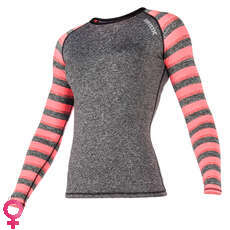 Mystic Women Dazzled Longsleeve Rash Vest - Coral Mystic Women Dazzled Longsleeve Rash Vest - Coral