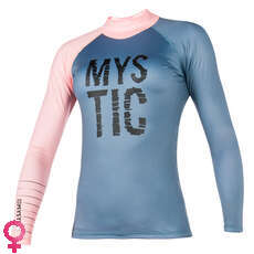 Mystic Women Dutchess Longsleeve Rash Vest - Pewter Mystic Women Dutchess Longsleeve Rash Vest - Pewter