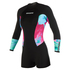 Mystic Womens Diva 3/2mm BZip Longarm Shorty Wetsuit - Aurora