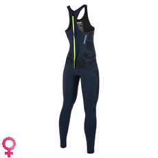 Mystic Womens Diva 3/2mm Long John Wetsuit - Navy/Lime Mystic Womens Diva 3/2mm Long John Wetsuit - Navy/Lime