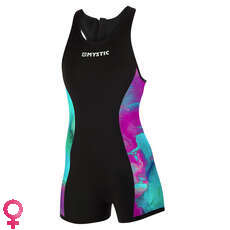 Mystic Womens Diva 3/2mm Short John Wetsuit - Aurora Mystic Womens Diva 3/2mm Short John Wetsuit - Aurora