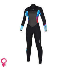 Mystic Womens Diva 5/3mm Double FZip Fullsuit Wetsuit - Aurora Mystic Womens Diva 5/3mm Double FZip Fullsuit Wetsuit - Aurora