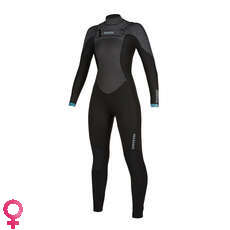 Mystic Womens Gem 6/4/3mm Double FZip Fullsuit Wetsuit - Black Mystic Womens Gem 6/4/3mm Double FZip Fullsuit Wetsuit - Black