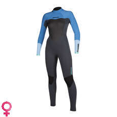 Mystic Womens Star 5/3mm Back-Zip Fullsuit Wetsuit - Menthol Blue