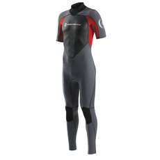 Neil Pryde RACELINE 3/3 SS Steamer Wetsuit - Charcoal/Red