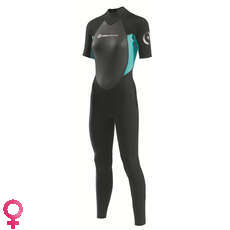 Neil Pryde Womens Raceline 3/3 SS Steamer - Black/Blue Neil Pryde Womens Raceline 3/3 SS Steamer - Black/Blue