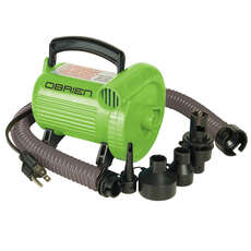 OBrien High Pressure 110V Tube Inflator Electric Pump - Green OBrien High Pressure 110V Tube Inflator Electric Pump - Green