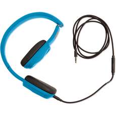 Outdoor Tech Bajas Wired Headphones - Electric Blue Outdoor Tech Bajas Wired Headphones - Electric Blue