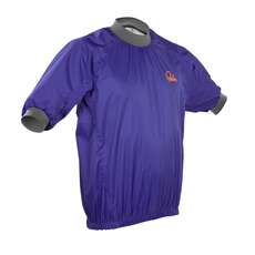 Palm Cirrus Short Sleeve Jacket - Purple