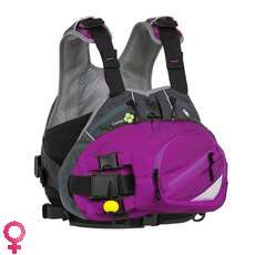 Palm Luna Womens White Water PFD Buoyancy Aid - Plum