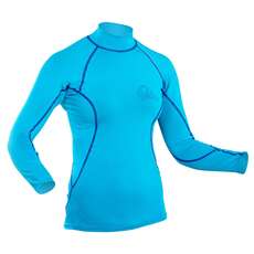 Palm Malalu Womens Longsleeve - Aqua