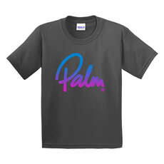 Palm Script T-Shirt - Grey