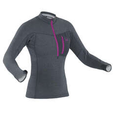 Palm Womens Tsangpo Thermal Long Sleeve Fleece - Jet Grey