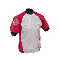 Palm Vortex Short Sleeve Jacket - Red
