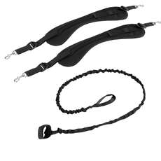 Perception Surf Pack Including 1 pair of thigh straps & 1 paddle leash