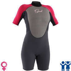 Gul Response Shorti 3/2mm Junior Girls Wetsuit - Gpt/Mag [JXXL]