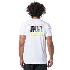 Rip Curl Native Short Sleeve Loose Fit UV Tee - White - WLE9FM
