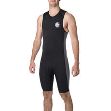 Rip Curl Aggrolite Back-Zip Short John Wetsuit - Black Rip Curl Aggrolite Back-Zip Short John Wetsuit - Black