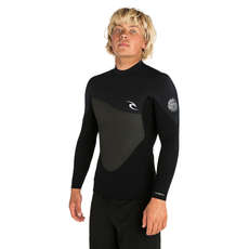 Rip Curl Omega 1.5mm Long Sleeve Wetsuit Jacket - Black