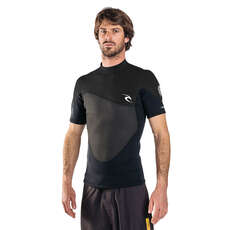 Rip Curl Omega 1.5mm Short Sleeve Wetsuit Jacket - Black