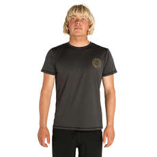 Rip Curl Short Sleeve Compass UV Tee - Dark Grey
