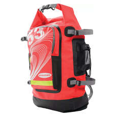 Ronstan Sailing Roll Top Dry Bag / Back Pack 55L - Red