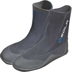 Sola 5mm Pull-On Wetsuit Boots - Black/Blue - A1225