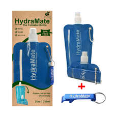 SwimCell Hydramate Foldable Bottle with Bottle Opener - Dark Blue
