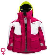 Musto Womens BR2 Offshore Jacket - Cerise/White Musto Womens BR2 Offshore Jacket - Cerise/White