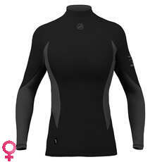 Zhik Womens Long Sleeve Spandex Top - Black