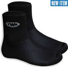 TWF 3mm Wetsuit Socks - Black