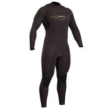 Gul Viper 4/3mm Blindstitch CZ Steamer Wetsuit - Black - VR1234-B7