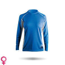 Zhik Womens Long Sleeve Zhikdry Sailing Top - Blue