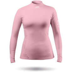Zhik Womens ECO Spandex Rash Guard Long Sleeve - Pink DTP-0063