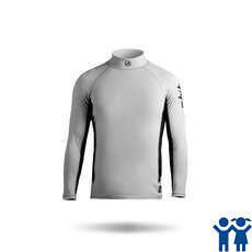 Zhik Kids Long Sleeve Spandex Rash Vest / Guard - Ash