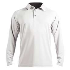 Zhik Long Sleeve Zhikdry Polo - White