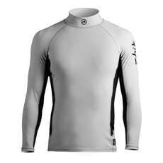 Zhik Mens Long Sleeve Spandex Rash Vest / Guard - Ash