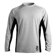 Zhik Mens Long Sleeve Zhikdry Sailing Top - Ash