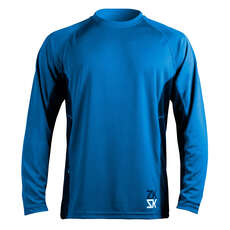 Zhik Mens Long Sleeve Zhikdry Sailing Top - Blue