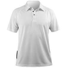 Zhik Mens Short Sleeve Zhikdry Sailing Polo - White