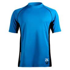 Zhik Mens Short Sleeve Zhikdry Sailing Top - Blue