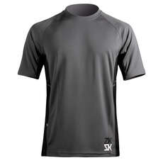 Zhik Mens Short Sleeve Zhikdry Sailing Top - Grey