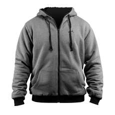 Zhik Mens Zip Fleece Hoodie - Ash
