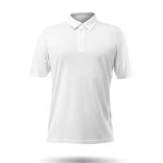 Zhik Short Sleeve ZhikDry LT Sailing Polo - White