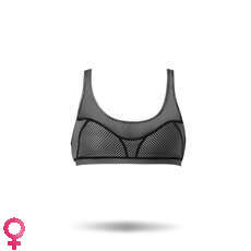 Zhik Womens Avinta Mesh Trim Bralette - Print 1