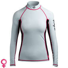 Zhik Womens Long Sleeve Spandex Rash Vest / Guard - Blue Sky