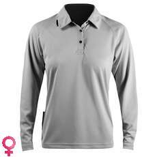 Zhik Womens Long Sleeve Zhikdry Sailing Polo - Ash