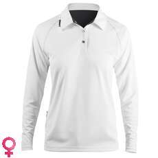 Zhik Womens Long Sleeve Zhikdry Sailing Polo - White