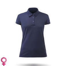 Zhik Womens Short Sleeve ZhikDry LT Sailing Polo - Navy Blue